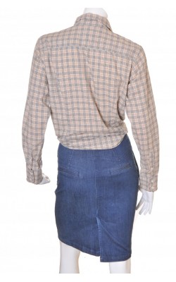 Camasa bej cu negru Sand, marime XL