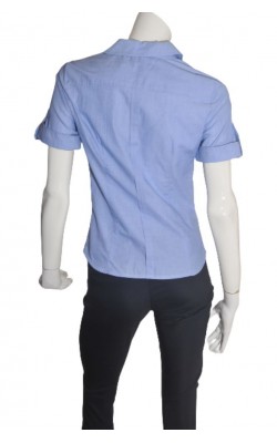 Camasa bleu cambrata Zara, maneca scurta, marime 36