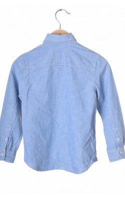 Camasa bleu H&M L.o.g.g., 6-7 ani