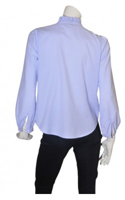 Camasa bleu Kappahl, guler volan, marime 40
