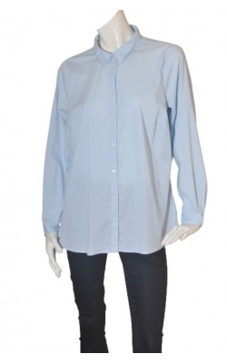 Camasa bleu Zizzi, croi cambrat, marime XL