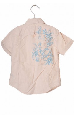 Camasa bumbac texturat Guess, imprimeu, 3-4 ani