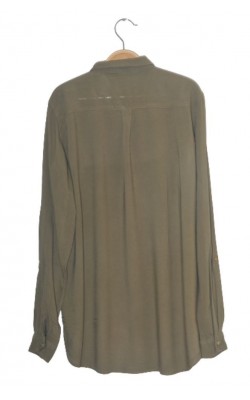 Camasa lunga culoare kaki H&M, marime S