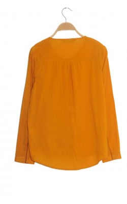 Camasa mustar Zara, bust dantela, marime S