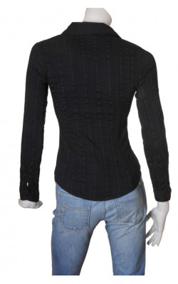 Camasa neagra cambrata Vila, marime S