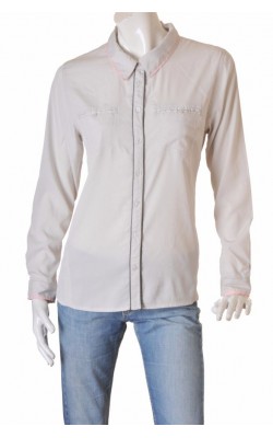 Camasa satin gri Soulmate, marime XL