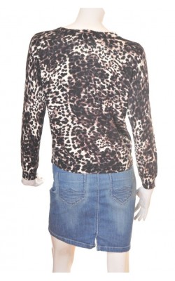Cardigan animal print H&M, marime L