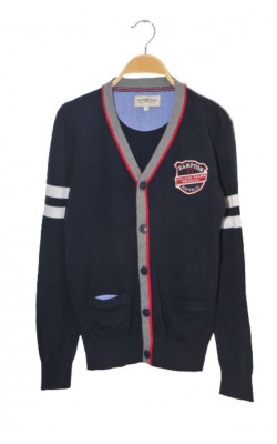 Cardigan bumbac Hampton Republic, 14-15 ani