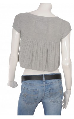 Cardigan gri Abercrombie&Fitch, marime M
