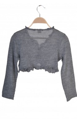 Cardigan gri cu fir metalic Kinderit, 10 ani