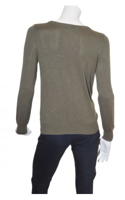 Cardigan kaki cu paiete negre Soaked in Luxury, marime L