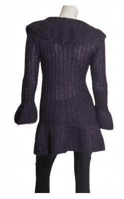 Cardigan mov Alise, amestec mohair, marime 38