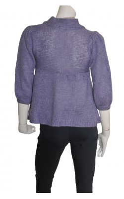 Cardigan lavanda Estelle, maneci bufante, marime 38