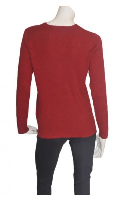 Cardigan rosu tricot reiat Lindex, marime XL