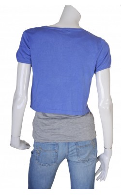 Cardigan tricot fin Marie Philippe, panou ajurat, marime 36