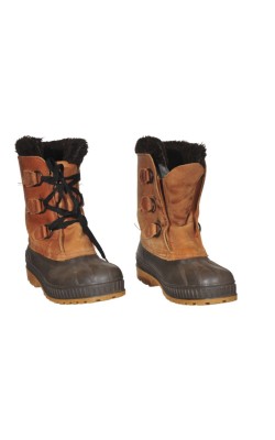 Cizme zapada Sorel, piele si cauciuc, ciorap termic, marime 35