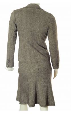Costum office Cubus din stofa amestec lana, marime 36