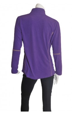 Fleece Line One, mov, cusaturi galbene, marime 40