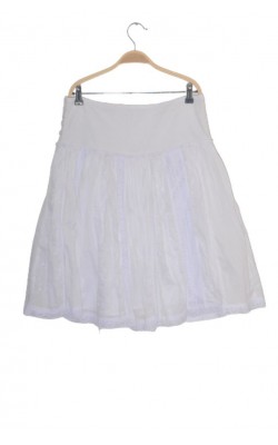 Fusta alba cu dantela Cubus, marime 38
