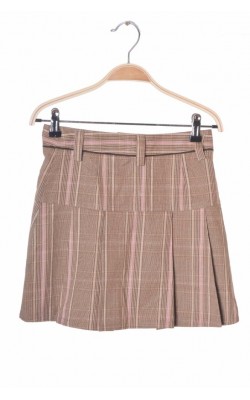 Fusta bej cu roz H&M, 9-10 ani