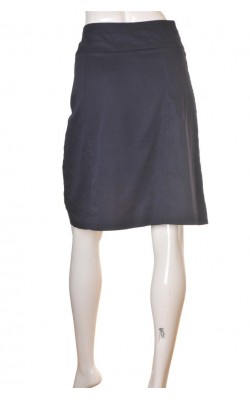 Fusta bleumarin H&M, bumbac subtire, marime 44
