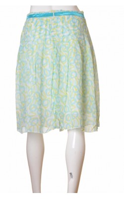 Fusta chiffon cu broderie H&M, marime 38