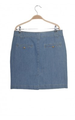 Fusta de blugi Linnea, croi drept, marime 38