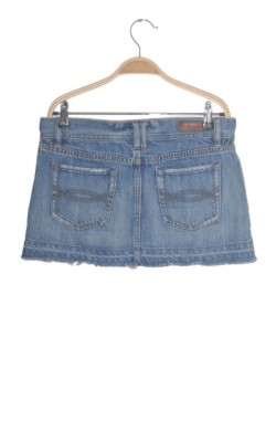 Fusta denim Abercrombie&Fitch, talie joasa, marime 36