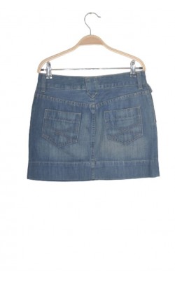 Fusta denim cu buzunare mari H&M, marime 34
