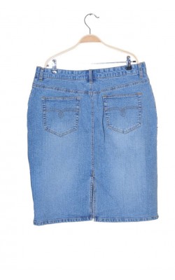 Fusta denim cu margele Now, marime 46