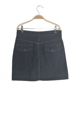Fusta denim culoare bleumarin Lindex, marime S
