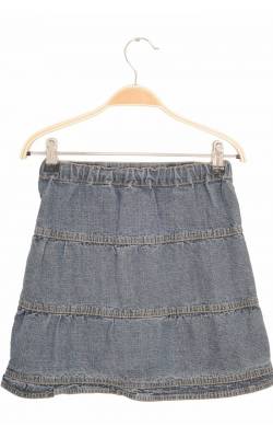 Fusta denim prespalat Mads&Mette, talie ajustabila, 4-5 ani