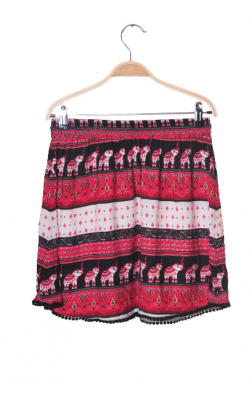 Fusta din vascoza H&M Coachella, marime 36