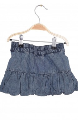 Fusta-gogosar Obaibi, denim, 6 luni