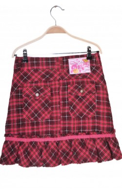 Fusta H&M Dubster, tesatura amestec lana, 12-13 ani