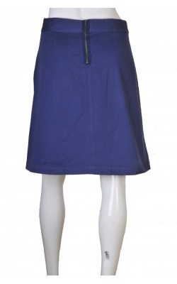 Fusta in A din bumbac St-Martins, buzunare asimetrice, marime 38