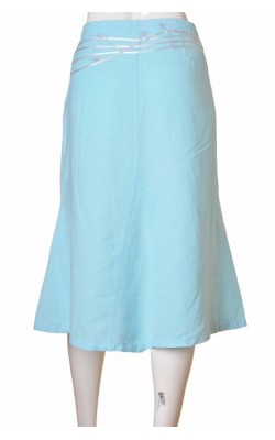 Fusta in clini cu broderie Share, amestec in, marime 42