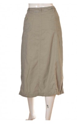 Fusta kaki amestec in Marks&Spencer, marime 44