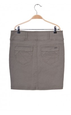 Fusta kaki din denim Fransa, marime 38