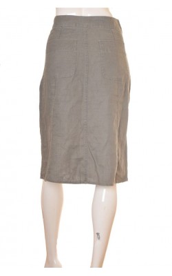 Fusta kaki panza de in H&M, marime 40