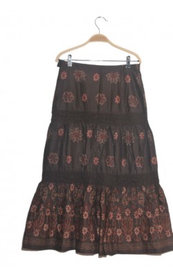 Fusta lunga bumbac print floral Kappahl, marime 34