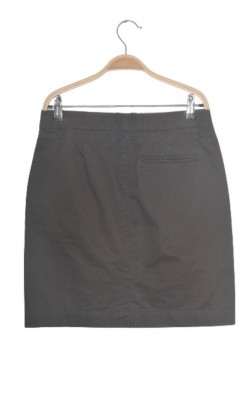 Fusta maro din bumbac Claire, marime 36