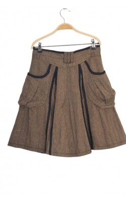 Fusta mix lana H&M, marime 34
