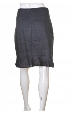 Fusta neagra de ramie H&M, marime 40