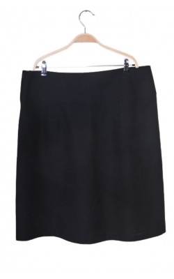 Fusta neagra pliuri ample H&M, marime 46