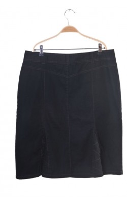 Fusta neagru cusaturi bej L'Evolution, marime 46