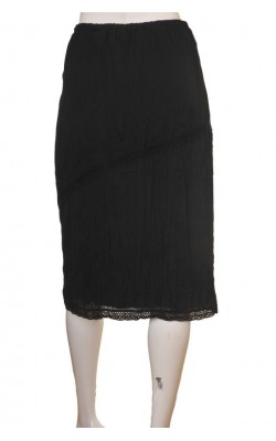 Fusta Oxmo, satin crepe si dantela, marime XL