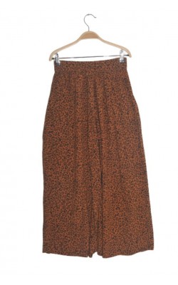 Fusta-pantalon H&M, animal print, marime 34