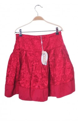Fusta rosie satin Iyshi by Cubus, talie ajustabila, 14 ani