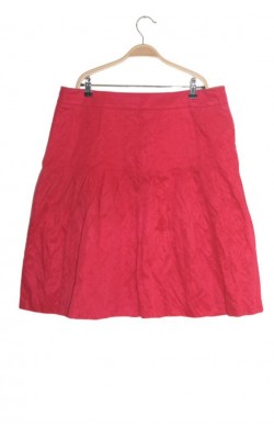 Fusta roz Olsen, bumbac cu fir metalic, marime 46